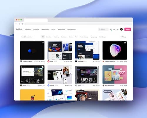 Chrome browser light mode mockup with desktop background